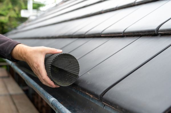 Gutter Mesh Installation in Powell